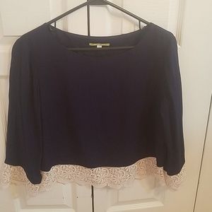 Navy blue top